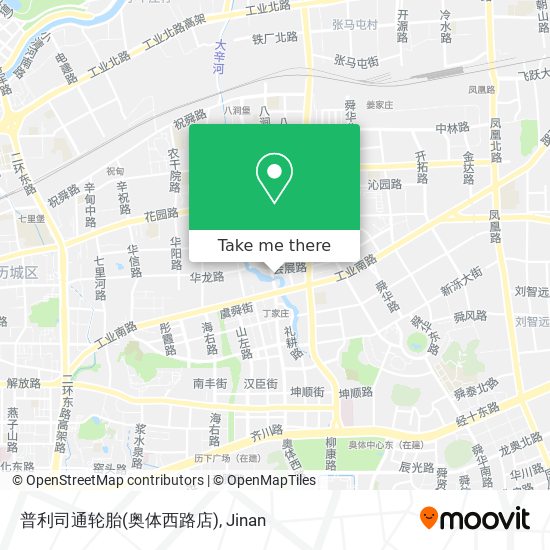 普利司通轮胎(奥体西路店) map