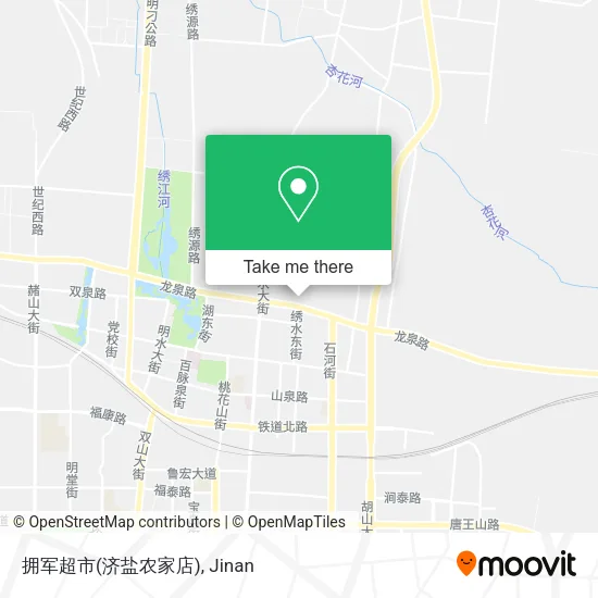 拥军超市(济盐农家店) map