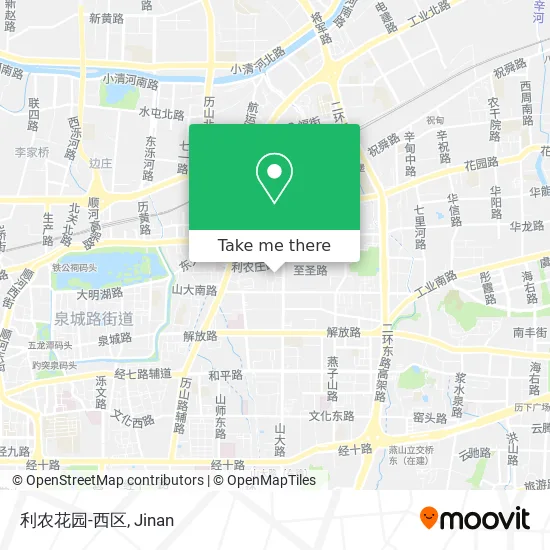 利农花园-西区 map