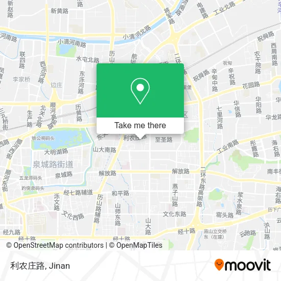利农庄路 map