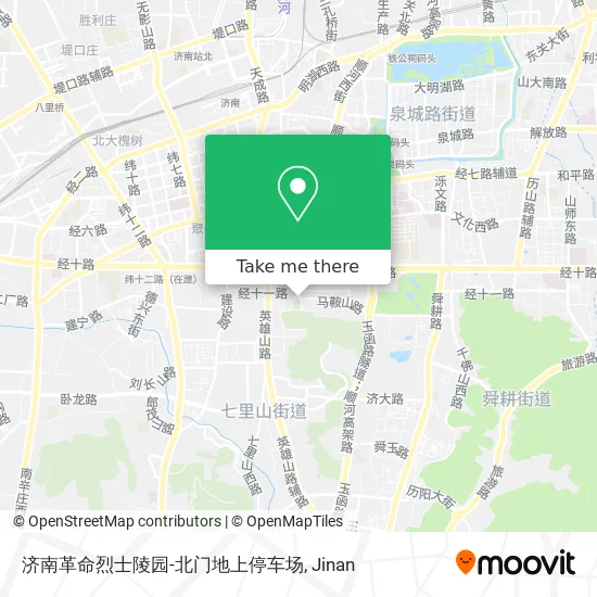 济南革命烈士陵园-北门地上停车场 map