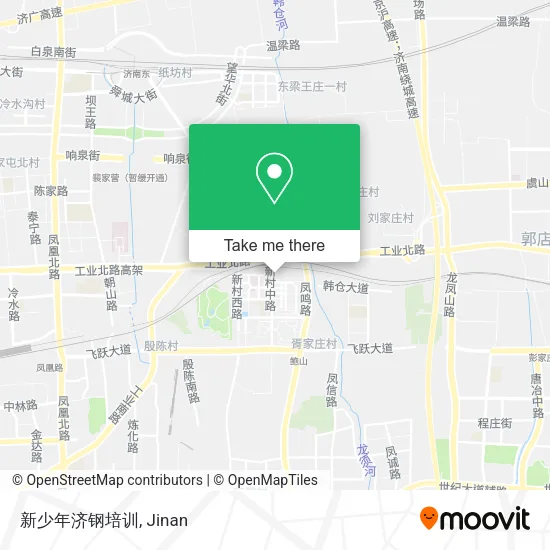 新少年济钢培训 map