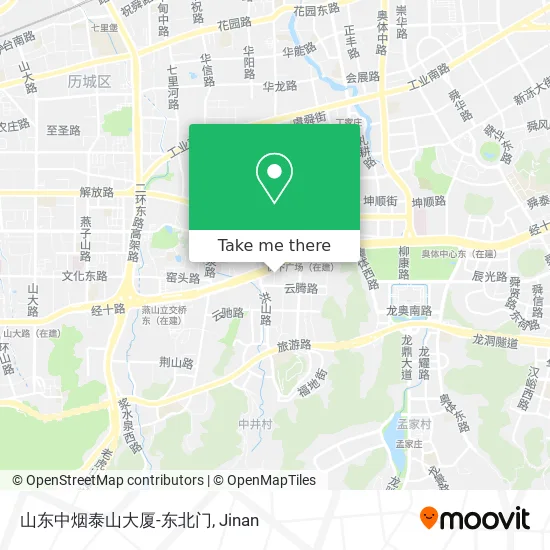 山东中烟泰山大厦-东北门 map