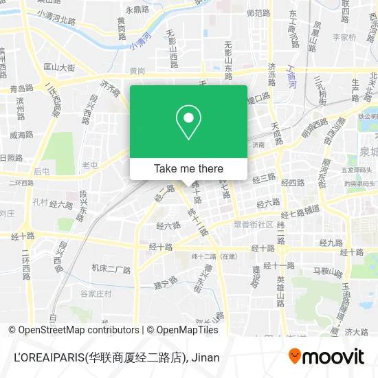 L‘OREAIPARIS(华联商厦经二路店) map