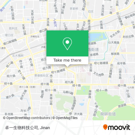 卓一生物科技公司 map