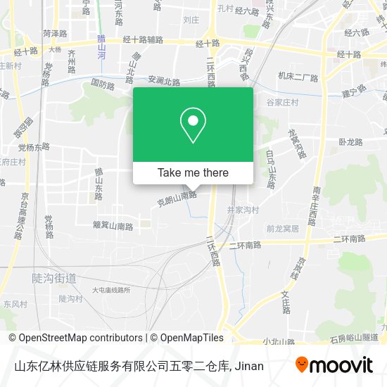 山东亿林供应链服务有限公司五零二仓库 map