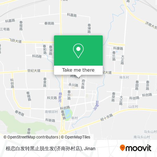 根恋白发转黑止脱生发(济南孙村店) map