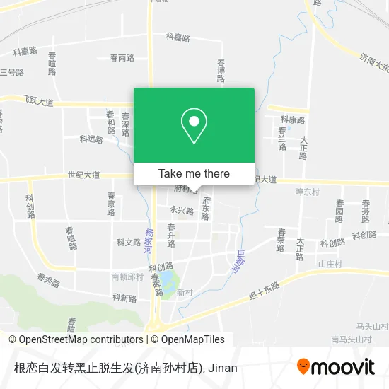 根恋白发转黑止脱生发(济南孙村店) map