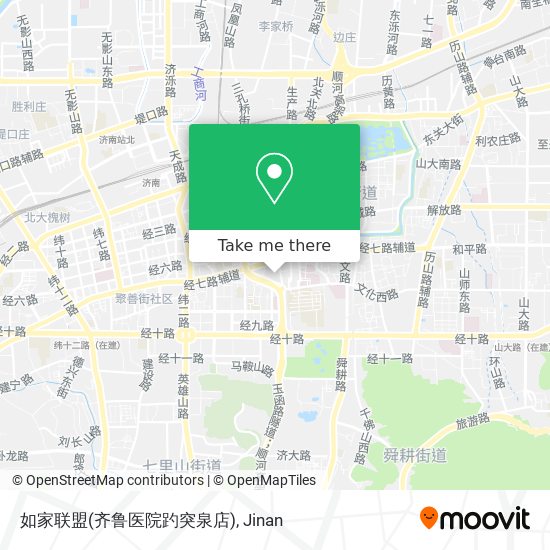 如家联盟(齐鲁医院趵突泉店) map