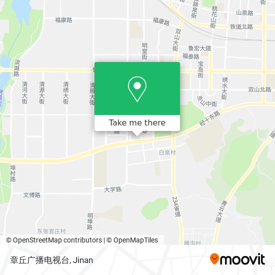章丘广播电视台 map
