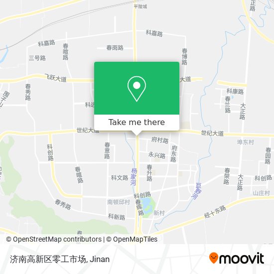 济南高新区零工市场 map