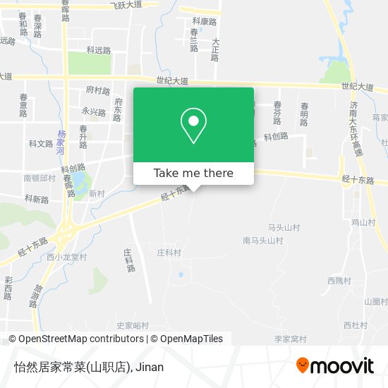 怡然居家常菜(山职店) map