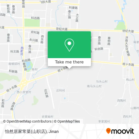 怡然居家常菜(山职店) map