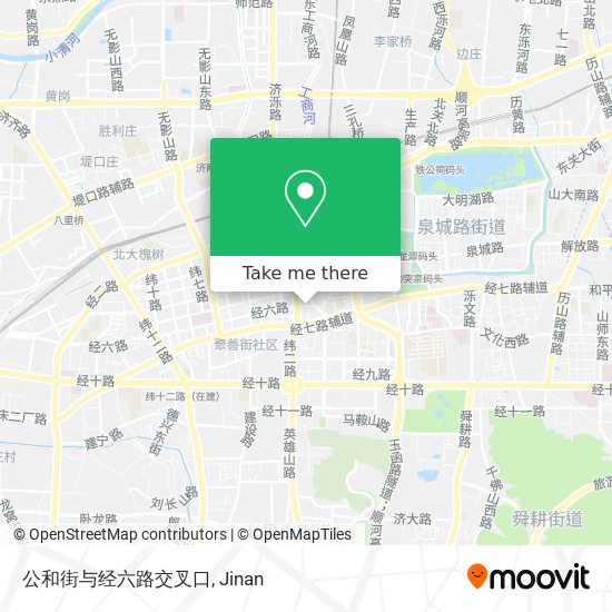 公和街与经六路交叉口 map