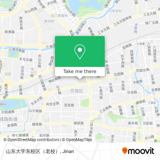 山东大学东校区（老校） map