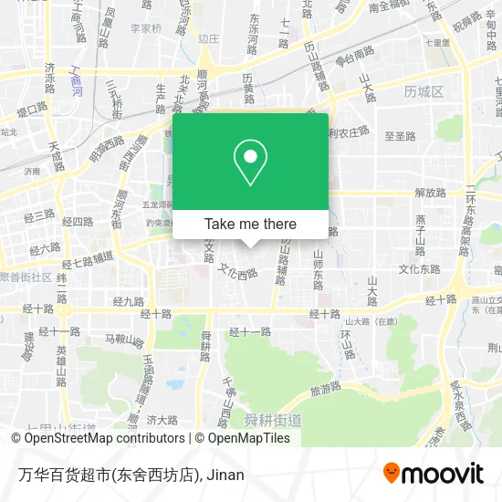 万华百货超市(东舍西坊店) map
