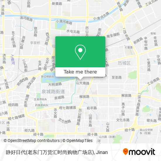 静好日代(老东门万货汇时尚购物广场店) map