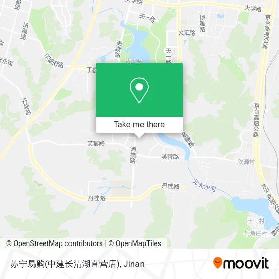 苏宁易购(中建长清湖直营店) map