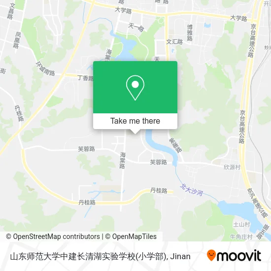 山东师范大学中建长清湖实验学校(小学部) map