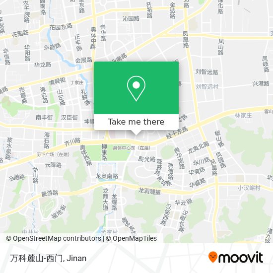 万科麓山-西门 map