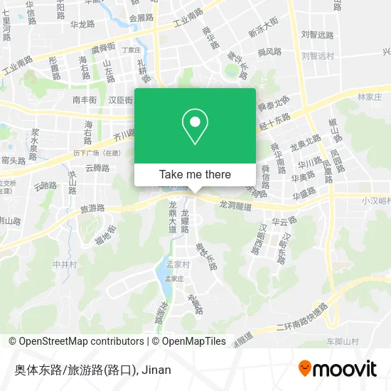 奥体东路/旅游路(路口) map