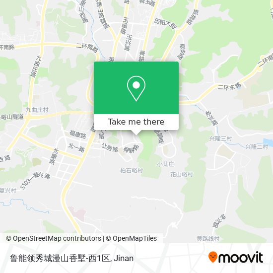 鲁能领秀城漫山香墅-西1区 map