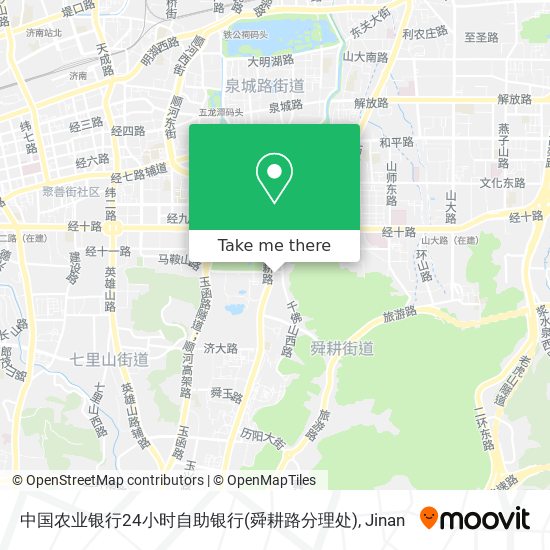 中国农业银行24小时自助银行(舜耕路分理处) map