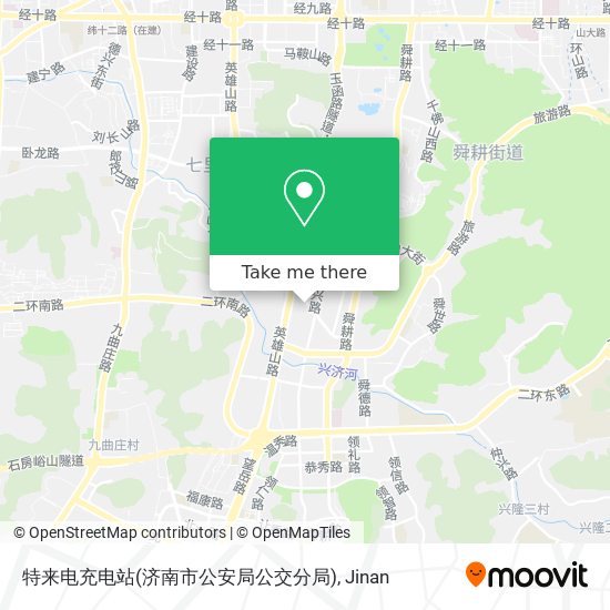 特来电充电站(济南市公安局公交分局) map