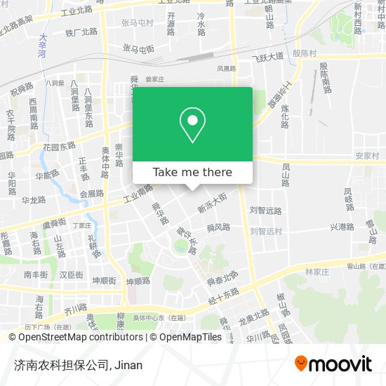 济南农科担保公司 map