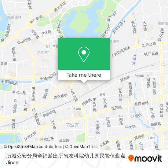 历城公安分局全福派出所省农科院幼儿园民警值勤点 map