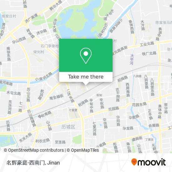 名辉豪庭-西南门 map