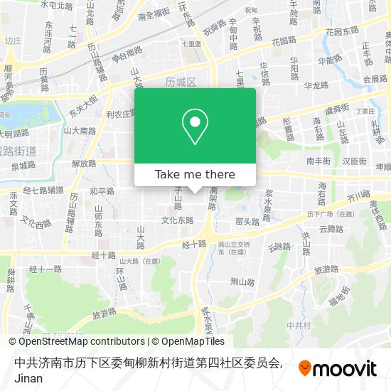 中共济南市历下区委甸柳新村街道第四社区委员会 map