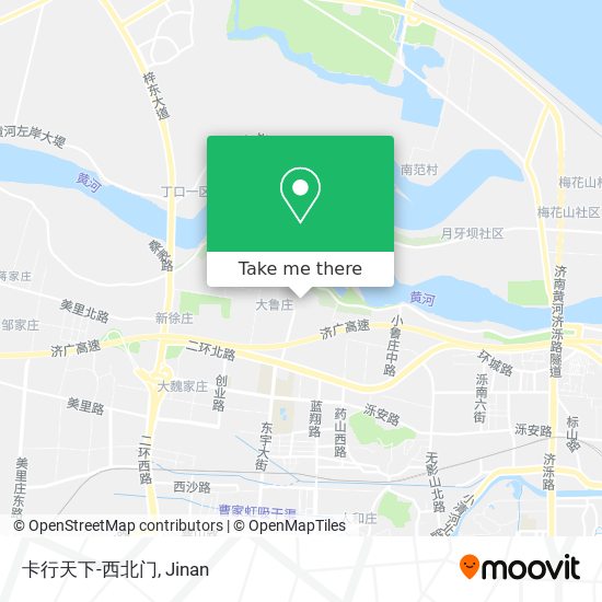 卡行天下-西北门 map