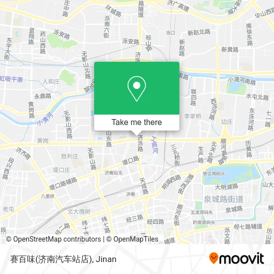 赛百味(济南汽车站店) map