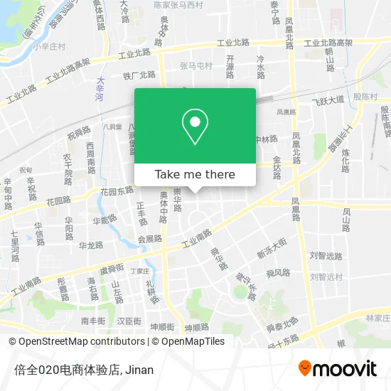 倍全020电商体验店 map