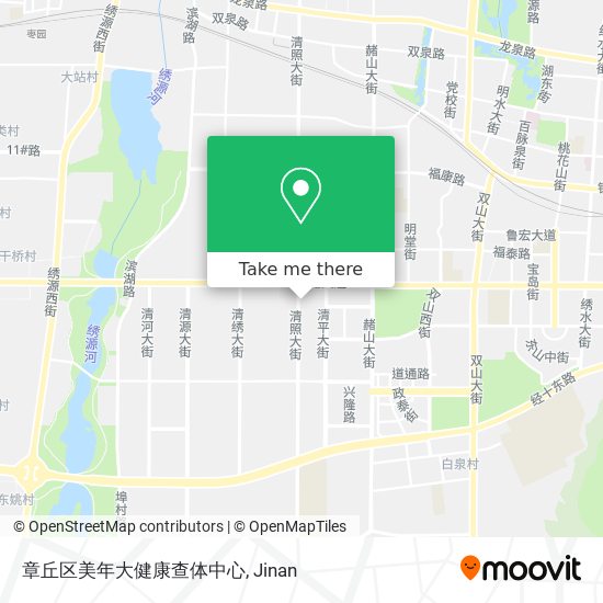 章丘区美年大健康查体中心 map