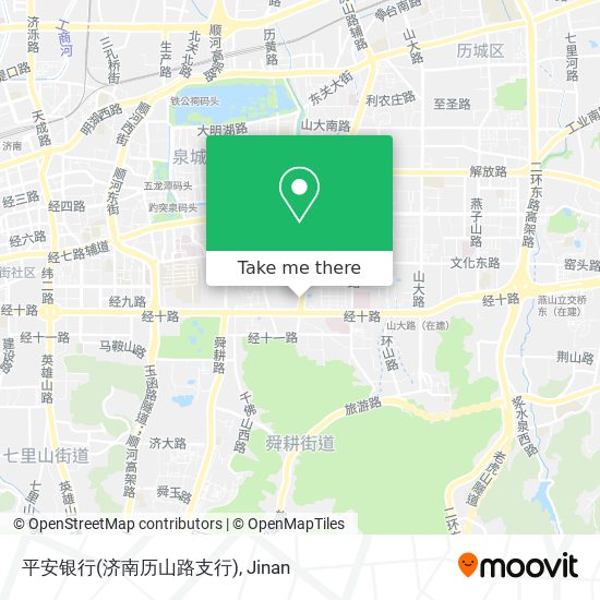 平安银行(济南历山路支行) map
