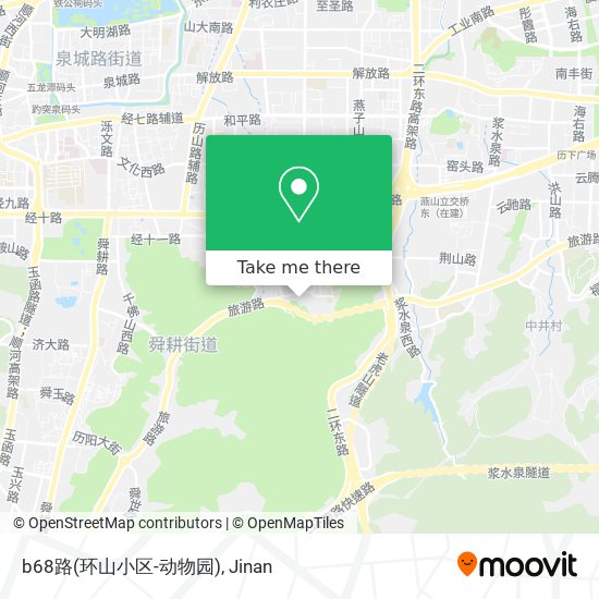 b68路(环山小区-动物园) map
