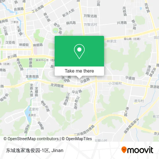 东城逸家逸俊园-1区 map