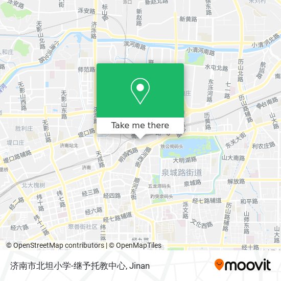 济南市北坦小学-继予托教中心 map
