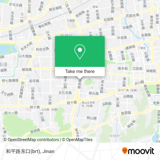 和平路东口(brt) map