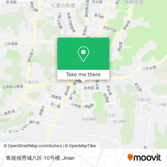 鲁能领秀城八区-10号楼 map