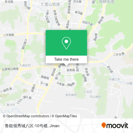 鲁能领秀城八区-10号楼 map