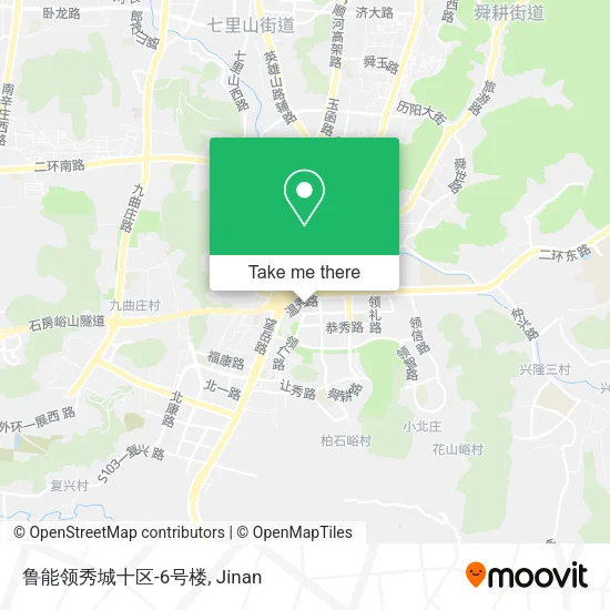 鲁能领秀城十区-6号楼 map