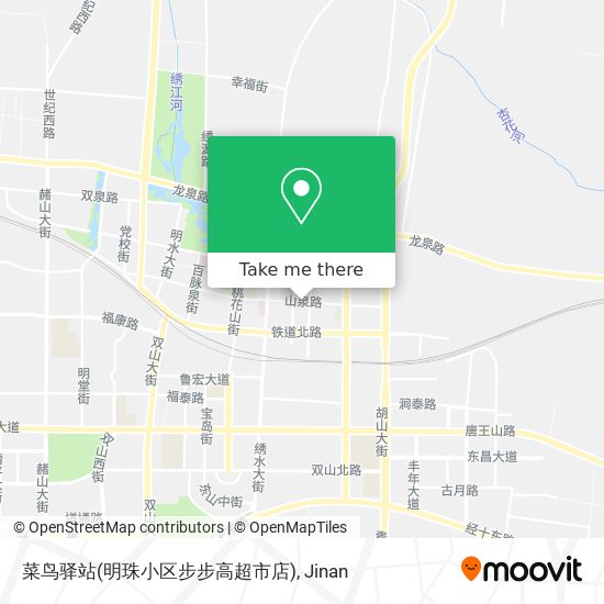 菜鸟驿站(明珠小区步步高超市店) map