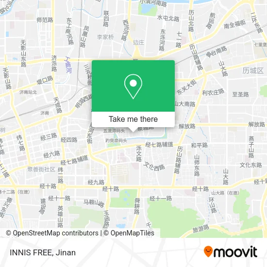INNIS FREE map