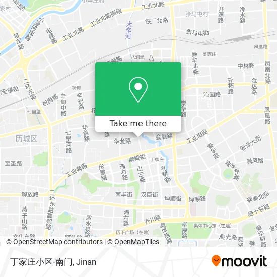 丁家庄小区-南门 map