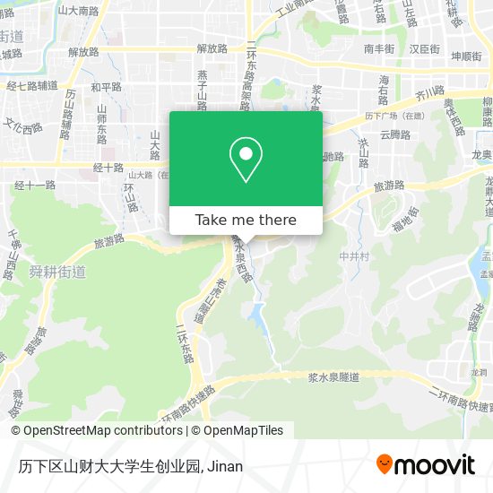历下区山财大大学生创业园 map