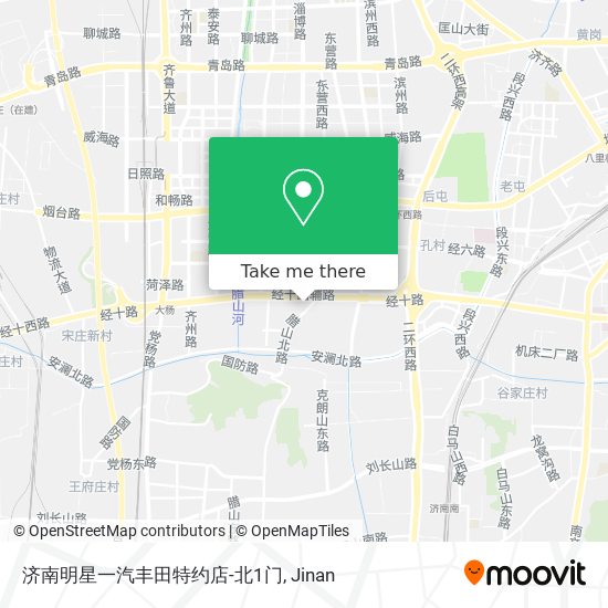 济南明星一汽丰田特约店-北1门 map