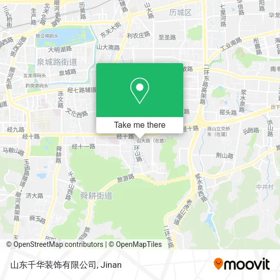 山东千华装饰有限公司 map